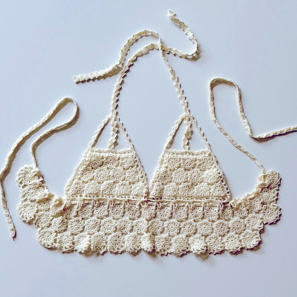 Handmade Crochet Halter Top – Inspired by Free People Style